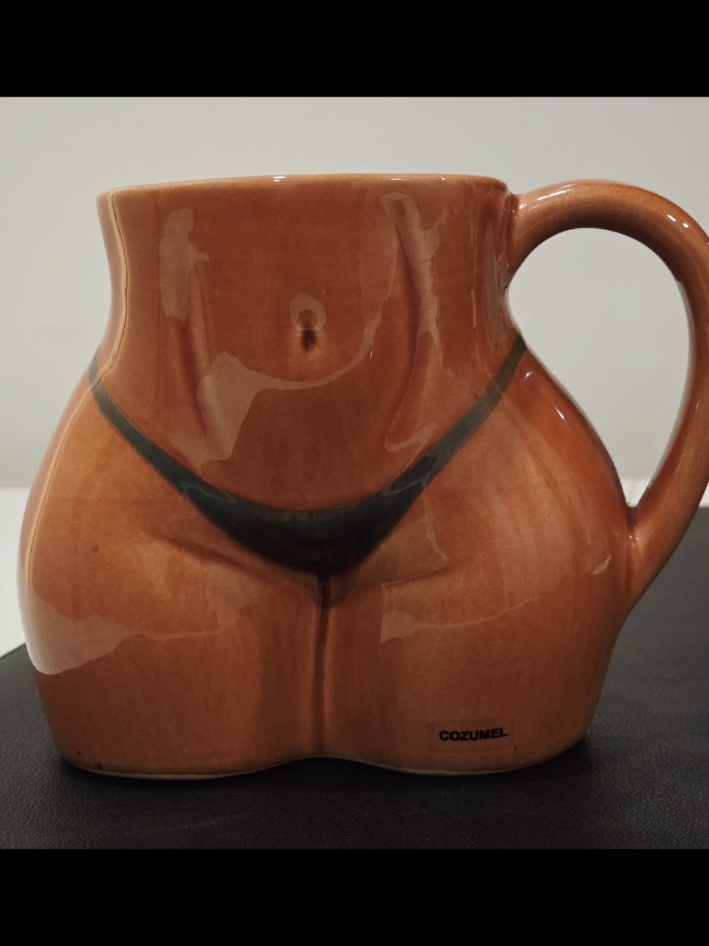 Ceramic Bikini Torso Mug in Terracotta